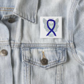 Microdeletie Syndrome Bewustheid Ribbon Pin Vierkante Button 5,1 Cm (In situ)
