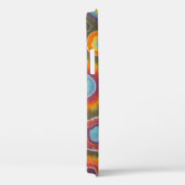 Microdot Tie Dye Circles Case-Mate iPhone Case (Achterkant / Rechts)