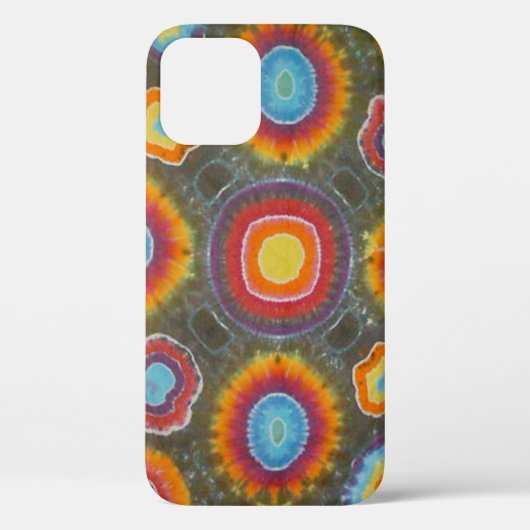 Microdot Tie Dye Circles Case-Mate iPhone Case (Achterkant)