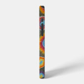 Microdot Tie Dye Circles iPhone Hoesje (Linkerkant)