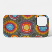 Microdot Tie Dye Circles iPhone Hoesje (Achterkant horizontaal)