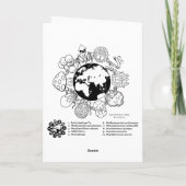 Microfielen wenskaart bedankkaart (Achterkant)