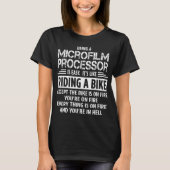 microfilmprocessor t-shirt (Voorkant)