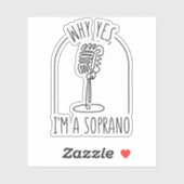 MICROFON SOPRANO MICROFOON STICKER (Vel)