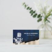 Microfoon Afbeelding | Podcast Visitekaartje (Staand voorkant)