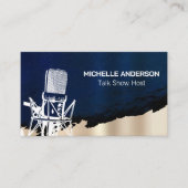 Microfoon Afbeelding | Podcast Visitekaartje (Voorkant)