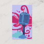 Microfoon Art Explosion Visitekaartjes (Achterkant)