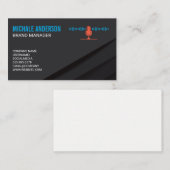 Microfoon Audio Signal Logo Visitekaartje (Voorkant / Achterkant)