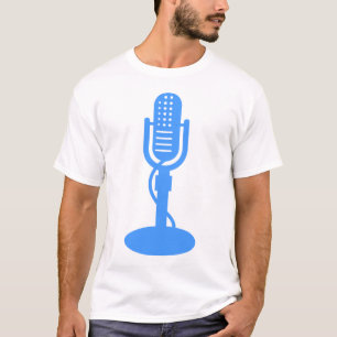 Microfoon - Baby Blue T-shirt