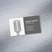 Microfoon | Blogger Magnetisch Visitekaartje (Voorbeeld)