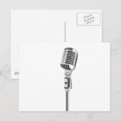 microfoon briefkaart (Voorkant / Achterkant)