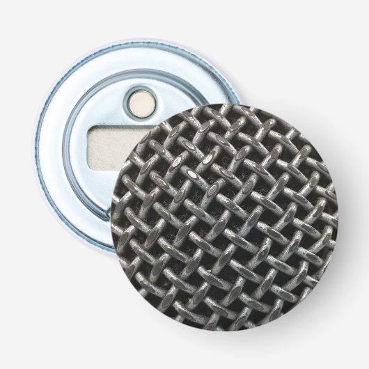 Microfoon Close-Up Button Flesopener (Voorkant)