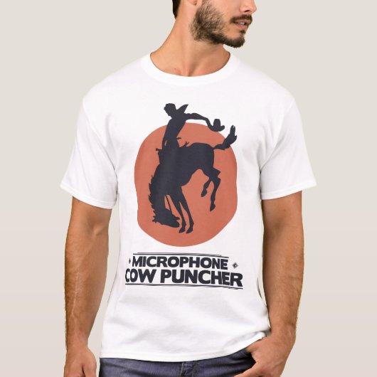 Microfoon Cow Puncher T-shirt (Voorkant)