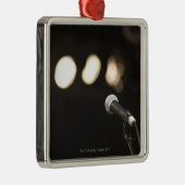 Microfoon en spotlichten metalen ornament (Rechts)