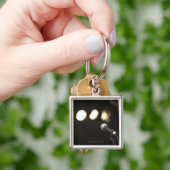 Microfoon en spotlichten sleutelhanger (Hand)