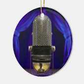 Microfoon- en werkgebiedgordijnen herstellen keramisch ornament (Links)