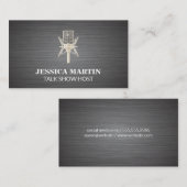 Microfoon / Entertainment / Podcast Visitekaartje (Voorkant / Achterkant)