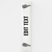  microfoon Event Stage aangepaste banner (Verticaal)