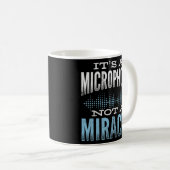 Microfoon geen wonder-geluiddemper koffiemok (Voorkant rechts)