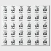 Microfoon Hoofdtelefoon Opname Muziek Cadeaupapier (Vlak)