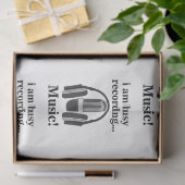 Microfoon Hoofdtelefoon Opname Muziek Tissuepapier (Geschenk)