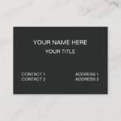 Microfoon hoofdtelefoon opnemen van muziek visitekaartje (Achterkant)