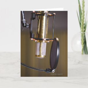 Microfoon in Studio Kaart