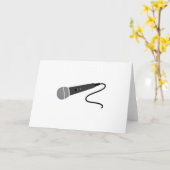 microfoon kaart (Gele Bloem)