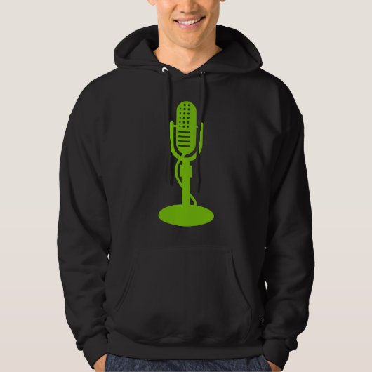 Microfoon - Martian Green Hoodie (Voorkant)