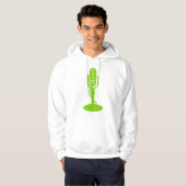 Microfoon - Martian Green Hoodie (Voorkant volledig)