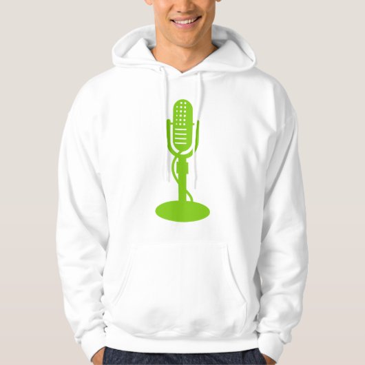 Microfoon - Martian Green Hoodie (Voorkant)