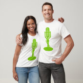 Microfoon - Martian Green T-shirt (Unisex)