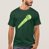 Microfoon met SpringTime Camouflagepatroon T-shirt (Voorkant)