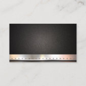 microfoon | Metalen sierstrip | Visitekaartje QR-c (Achterkant)