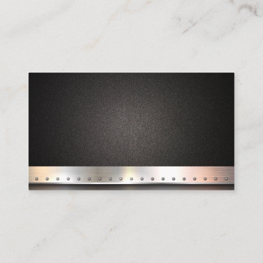 microfoon | Metalen sierstrip | Visitekaartje QR-c (Achterkant)