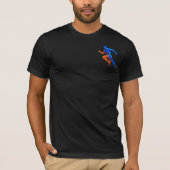 Microfoon Muzieknoten Retro Zangontwerp T-shirt (Voorkant)