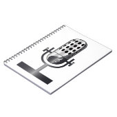 microfoon notitieboek (Linkerzijde)