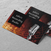 Microfoon opnamestudio Visitekaartje