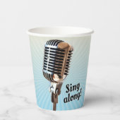  Microfoon Papieren Beker (Achterkant)