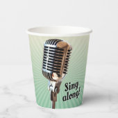  Microfoon Papieren Beker (Achterkant)