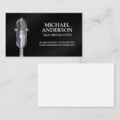 Microfoon | Podcast-Show Visitekaartje (Voorkant / Achterkant)