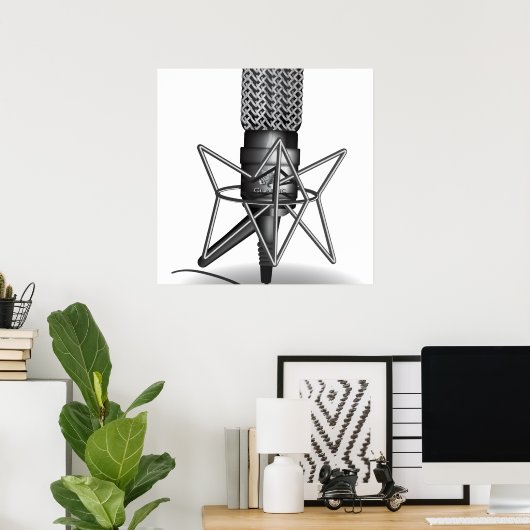 microfoon poster (Thuiskantoor)