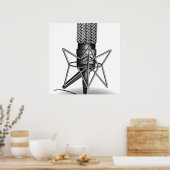 microfoon poster (Keuken)