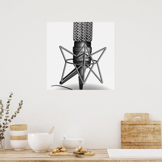 microfoon poster (Keuken)