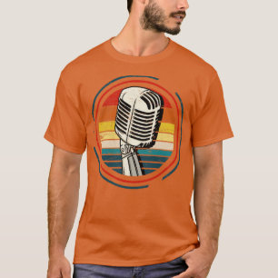 Microfoon Retro Singer T-shirt