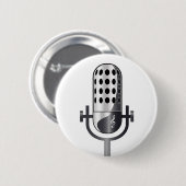 microfoon ronde button 5,7 cm (Voorkant /achterkant)