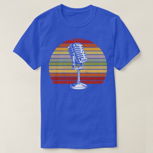 microfoon t-shirt (Design voorkant)