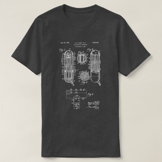 microfoon t-shirt (Design voorkant)