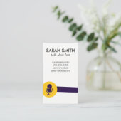 Microfoon Talk Show Logo / Entertainment Visitekaartje (Staand voorkant)