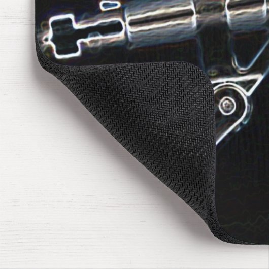 microfoon talk zanger mousepad muismat (Hoek)